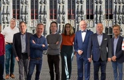 De leden van de districtscommissie Beroepsactie en Ethiek